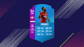 SBC-карточка Квинси Промеса.