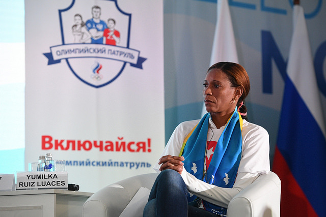 Двукратная олимпийская чемпионка по волейболу Юмилка РУИЗ. Фото ОКР Двукратная олимпийская чемпионка по волейболу Юмилка РУИЗ. Фото ОКР