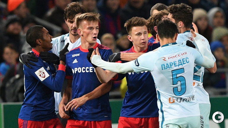 Сегодня. Москва. ЦСКА - "Зенит" - 0:0.