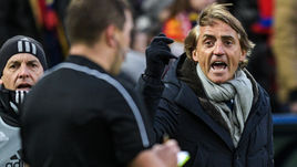 Сегодня. Москва. ЦСКА - "Зенит" - 0:0. Главный тренер "Зенита" Роберто МАНЧИНИ.