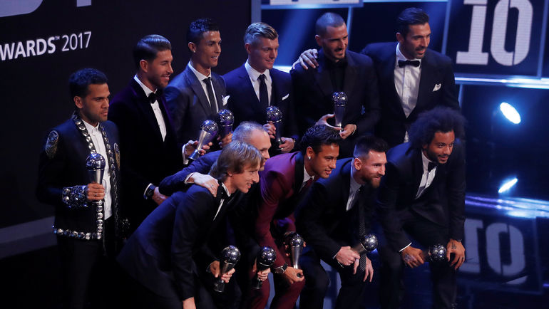Номинанты на титул лучшего игрока года по версии ФИФА. Фото AFP Номинанты на титул лучшего игрока года по версии ФИФА. Фото AFP