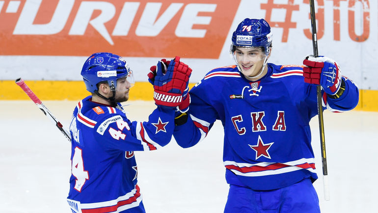 Николай ПРОХОРКИН (справа) и Егор ЯКОВЛЕВ. Фото Официальный сайт ХК СКА Николай ПРОХОРКИН (справа) и Егор ЯКОВЛЕВ. Фото Официальный сайт ХК СКА