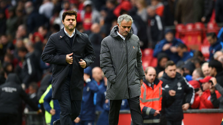 Маурисио ПОКЕТТИНО и Жозе МОУРИНЬЮ. Фото AFP Маурисио ПОКЕТТИНО и Жозе МОУРИНЬЮ. Фото AFP