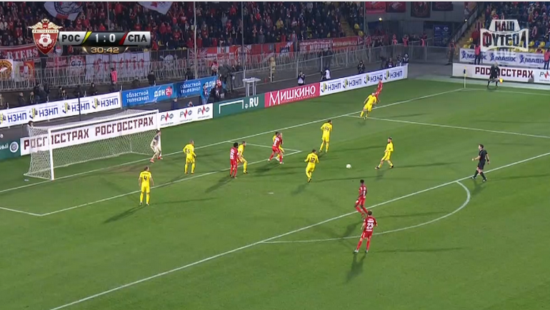 31-я минута. Гол Фернанду. 31-я минута. Гол Фернанду.