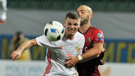 14 ноября 2015 года. Краснодар. Россия – Португалия – 1:0. Игорь ДЕНИСОВ.