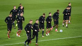 Сегодня. Базель. Тренировка ЦСКА.