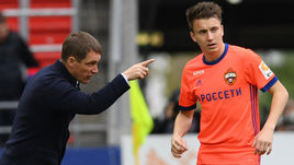 Главный тренер ЦСКА Виктор ГОНЧАРЕНКО и Александр ГОЛОВИН.