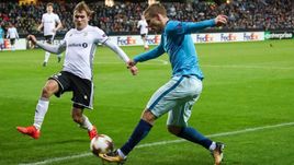 Четверг. Тронхейм. "Русенборг" - "Зенит" - 1:1. В атаке Александр КОКОРИН.