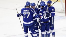 Тройка НАМЕСТНИКОВ – СТЭМКОС – КУЧЕРОВ - одна из сильнейших в НХЛ прямо сейчас.