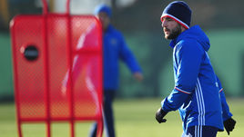 Вчера. Новогорск. Георгий ДЖИКИЯ на тренировке сборной России.