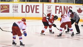 Сегодня. Оуэн-Саунд. Сборная России (U-20) - Сборная OHL - 5:2.