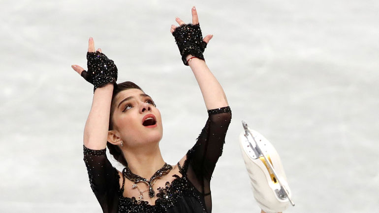 Суббота. Осака. Евгения МЕДВЕДЕВА. Фото REUTERS Суббота. Осака. Евгения МЕДВЕДЕВА. Фото REUTERS