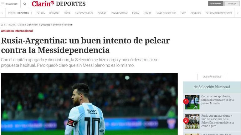 Clarin. Clarin.