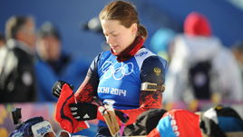 Февраль 2014 года. Сочи. Ольга ВИЛУХИНА.