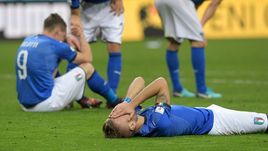 Понедельник. Милан. Италия – Швеция – 0:0. Эмоции итальянцев после финального свистка.