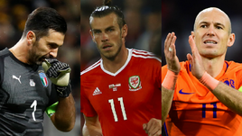 Джанлуиджи БУФФОН, Гарет БЭЙЛ, Арьен РОББЕН.