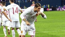 Вчера. Санкт-Петербург. Россия - Испания - 3:3. Автор дубля СЕРХИО РАМОС.