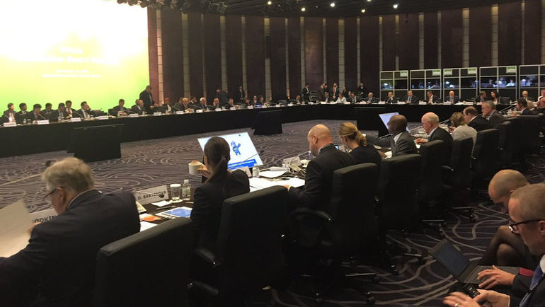 Сегодня. Сеул. Заседание совета учредителей ВАДА. Фото Twitter Сегодня. Сеул. Заседание совета учредителей ВАДА. Фото Twitter