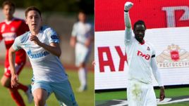 Хавбек "Зенита" Далер КУЗЯЕВ, нападающий "Локомотива" ЭДЕР, защитник "Спартака" Марко ПЕТКОВИЧ.