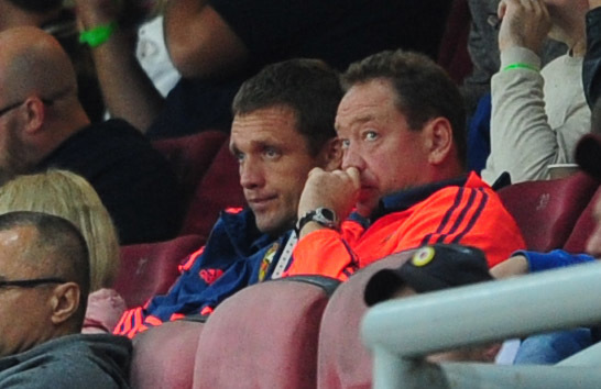 Виктор ГОНЧАРЕНКО и Леонид СЛУЦКИЙ. Фото Никита УСПЕНСКИЙ Виктор ГОНЧАРЕНКО и Леонид СЛУЦКИЙ. Фото Никита УСПЕНСКИЙ