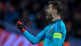 Среда. Москва. ЦСКА - "Бенфика" - 2:0. Эмоции Игоря АКИНФЕЕВА.