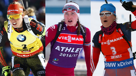 Лаура ДАЛЬМАЙЕР, Дарья ДОМРАЧЕВА и Екатерина ЮРЛОВА.