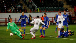 Четверг. Москва. "Локомотив" - "Копенгаген" - 2:1. 51-я минута. Победный гол Джефферсона ФАРФАНА.