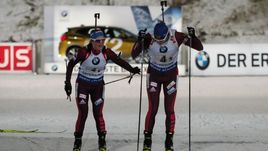 Воскресенье. Эстерсунд. Екатерина ЮРЛОВА передает эстафету Максиму ЦВЕТКОВУ.