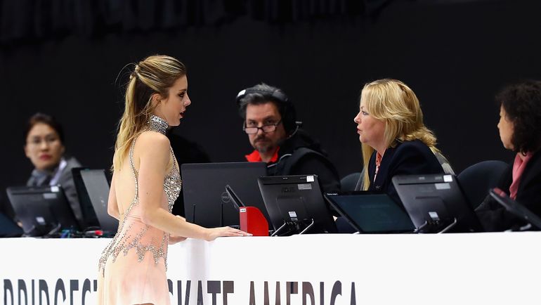 Эшли ВАГНЕР снялась с домашнего этапа Гран-при по ходу произвольной программы. Фото AFP Эшли ВАГНЕР снялась с домашнего этапа Гран-при по ходу произвольной программы. Фото AFP