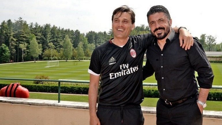 Винченцо МОНТЕЛЛА (слева) и Дженнаро ГАТТУЗО. Фото acmilan.com Винченцо МОНТЕЛЛА (слева) и Дженнаро ГАТТУЗО. Фото acmilan.com