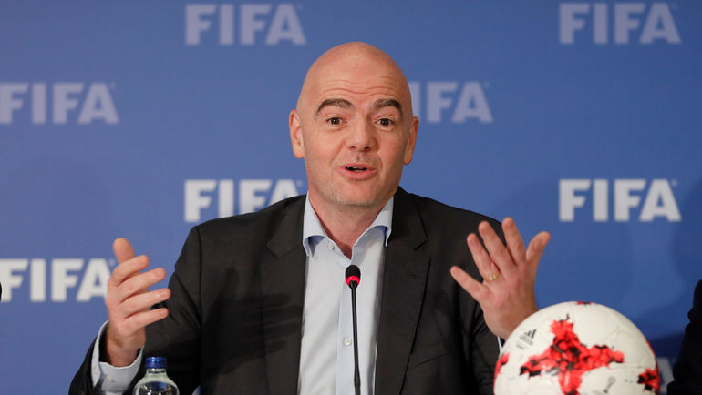 Президент ФИФА Джанни ИНФАНТИНО. Фото REUTERS Президент ФИФА Джанни ИНФАНТИНО. Фото REUTERS