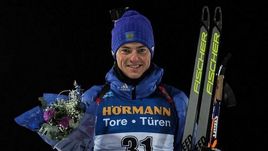 Сегодня. Эстерсунд. Антон БАБИКОВ стал пятым в индивидуальной гонке.