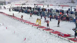 Коукалова на мужской тренировке