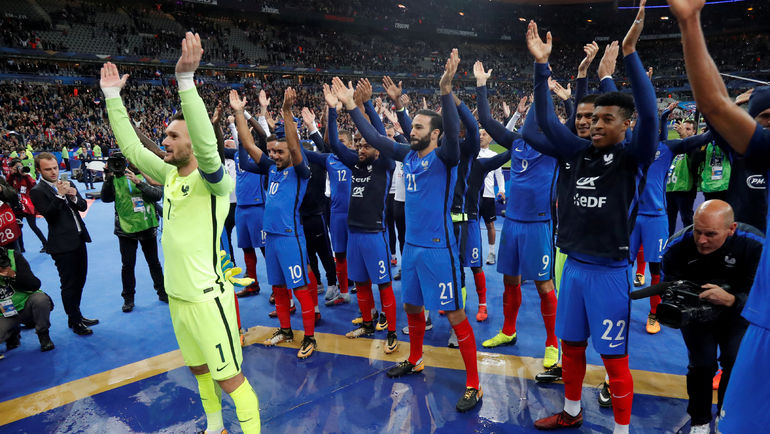 Сборная Франции едет в Россию в статусе вице-чемпиона Европы-2016. Фото REUTERS Сборная Франции едет в Россию в статусе вице-чемпиона Европы-2016. Фото REUTERS