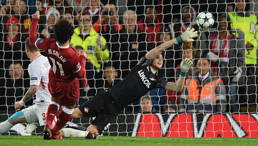 Вчера. Ливерпуль. "Ливерпуль" - "Спартак" - 7:0. 86-я минута. Седьмой гол в ворота красно-белых - от Мохамеда САЛАХА.