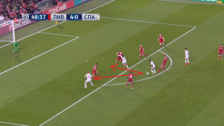 49-я минута. Промес бьет с неродной левой ноги. 49-я минута. Промес бьет с неродной левой ноги.