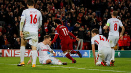 Среда. Ливерпуль. "Ливерпуль" – "Спартак" – 7:0. Мохамед САЛАХ (№11) забил седьмой гол в ворота красно-белых.