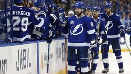 Суббота. Тампа. "Тампа" - "Виннипег" - 4:3 ОТ. Никита КУЧЕРОВ (86) забросил 20-ю шайбу в сезоне.