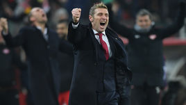 Сегодня. Москва. "Спартак" - ЦСКА - 3:0. Массимо КАРРЕРА не скрывал радости после победы в дерби.