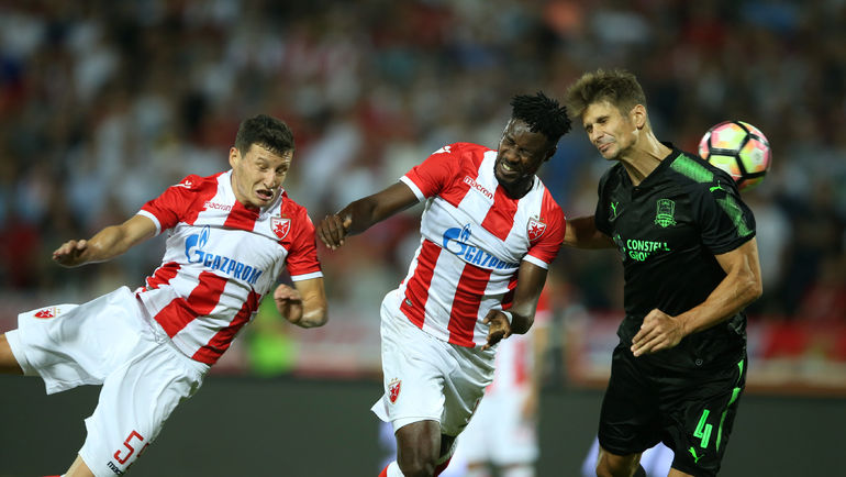 В атаке Славолюб СРНИЧ (слева) и Ричмонд БОАКА. Фото AFP В атаке Славолюб СРНИЧ (слева) и Ричмонд БОАКА. Фото AFP