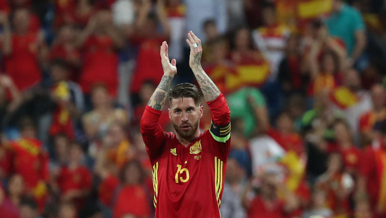 Капитан сборной Испании Серхио РАМОС. Фото AFP Капитан сборной Испании Серхио РАМОС. Фото AFP