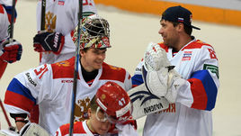 Сегодня. Москва. Россия - Финляндия - 3:0. Россияне выиграли Кубок Первого канала.