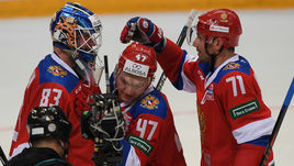 Василий КОШЕЧКИН, Кирилл КАПРИЗОВ и Илья КОВАЛЬЧУК.