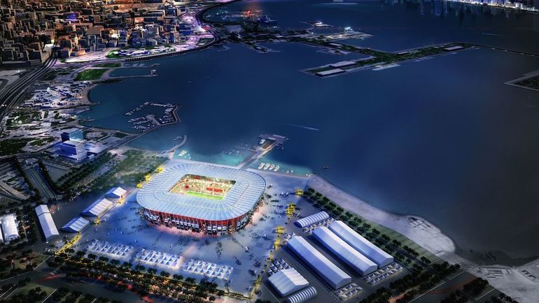 Так будет выглядеть один из стадионов ЧМ-2022. Фото AFP Так будет выглядеть один из стадионов ЧМ-2022. Фото AFP