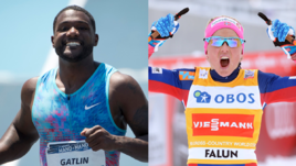 Джастин ГЭТЛИН и Тереза ЙОХАУГ.