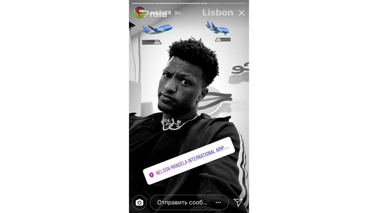 Зе ЛУИШ летит по маршруту Кабо-Верде - Лиссабон. Фото instagram.com/ Зе ЛУИШ летит по маршруту Кабо-Верде - Лиссабон. Фото instagram.com/