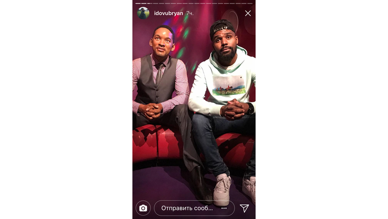 Брайан ИДОВУ в голливудском филиале музея мадам Тюссо. Фото instagram.com/ Брайан ИДОВУ в голливудском филиале музея мадам Тюссо. Фото instagram.com/