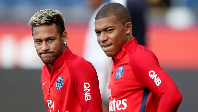НЕЙМАР (слева) и Кильян МБАППЕ. Фото REUTERS НЕЙМАР (слева) и Кильян МБАППЕ. Фото REUTERS