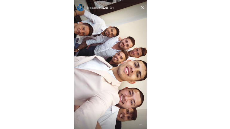 Леандро ПАРЕДЕС женился на Камиле Галанте. Леандро ПАРЕДЕС женился на Камиле Галанте.