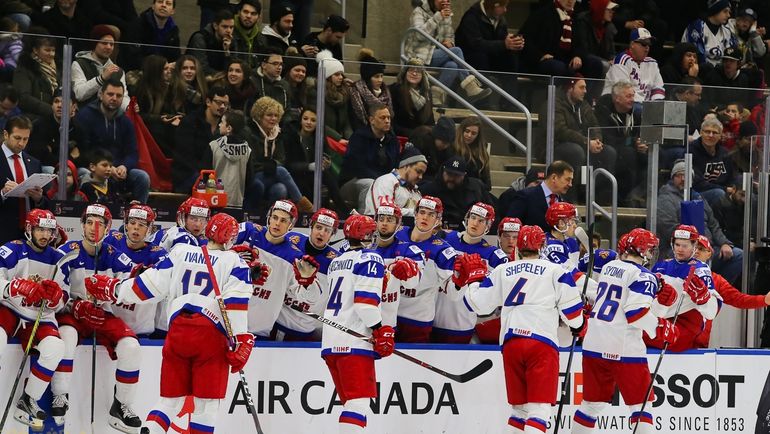 Молодежная сборная России. Фото Официальный сайт ФХР Молодежная сборная России. Фото Официальный сайт ФХР